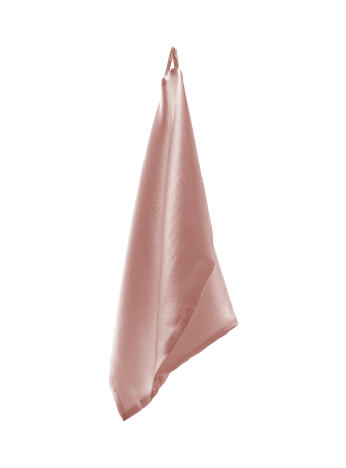 Шовковий рушник для обличчя рожевий MLD_silk_towel_4, фото 1 - в интернет магазине KAPSULA