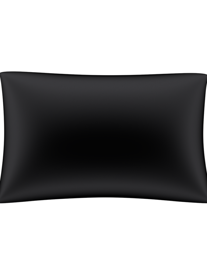 Наволочка з 100% шовку Mulberry чорна MLD_pillowcase_2, фото 1 - в интернет магазине KAPSULA