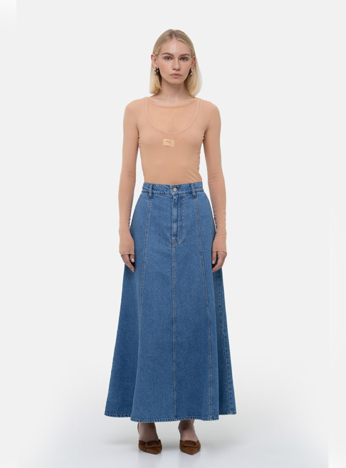 Спідниця гаде MTCH_sp25-gode-skirt-blue, фото 1 - в интернет магазине KAPSULA