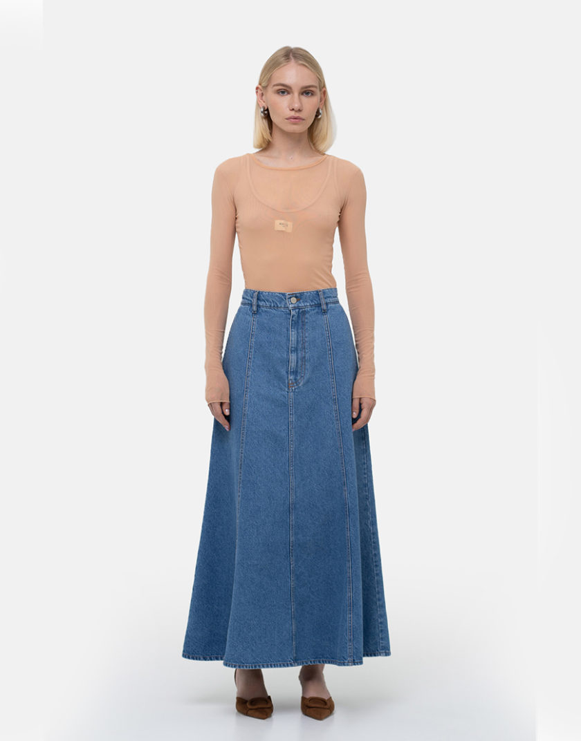 Спідниця гаде MTCH_sp25-gode-skirt-blue, фото 1 - в интернет магазине KAPSULA