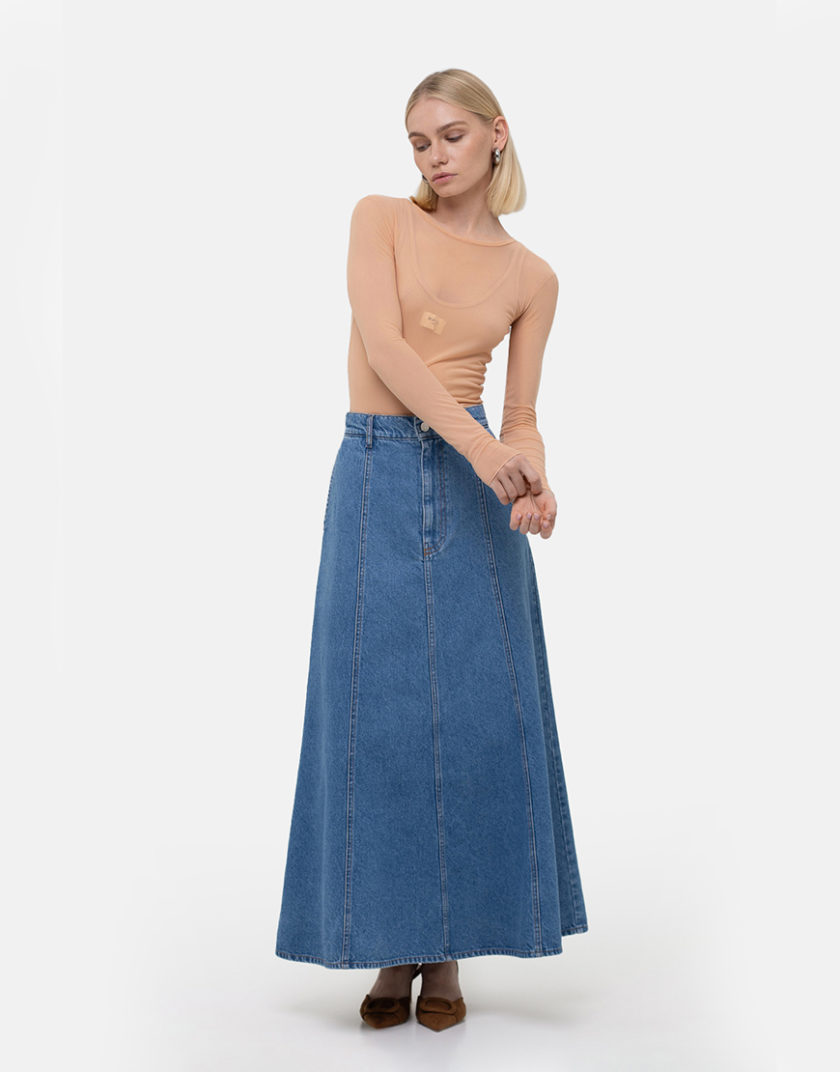 Спідниця гаде MTCH_sp25-gode-skirt-blue, фото 1 - в интернет магазине KAPSULA