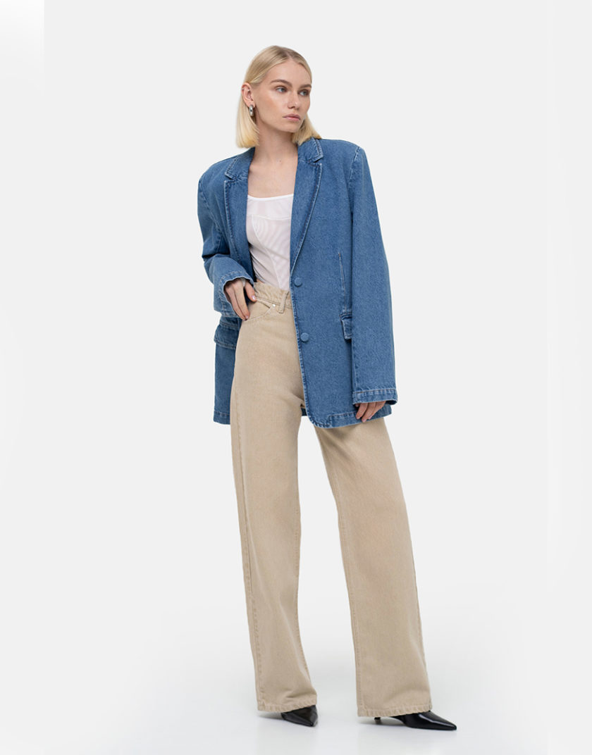 Піджак прямого крою MTCH_sp25-classic-jacket-blue, фото 1 - в интернет магазине KAPSULA