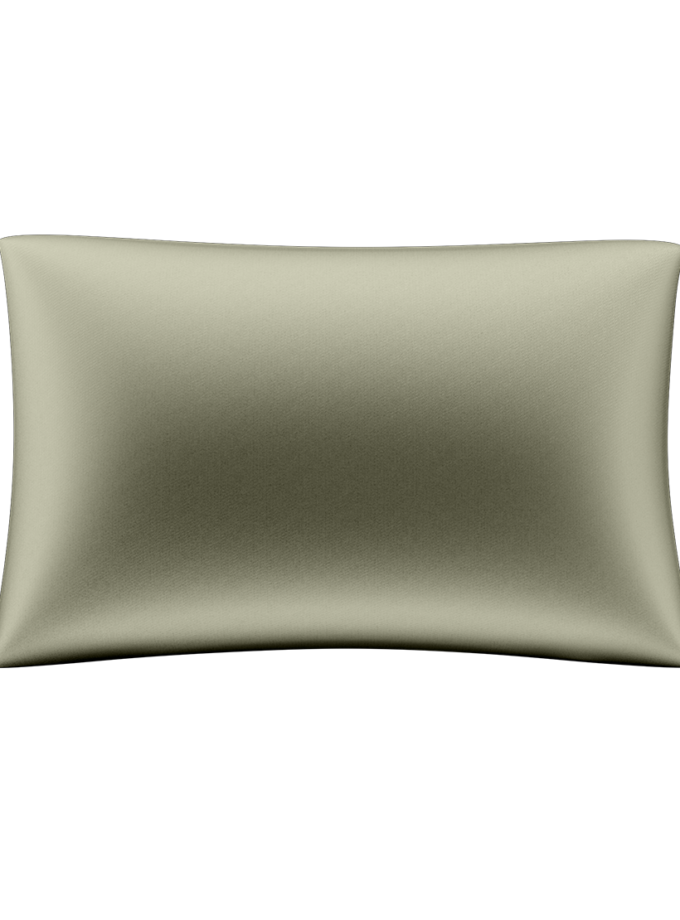 Наволочка з 100% шовку Mulberry оливкова MLD_pillowcase_6, фото 1 - в интернет магазине KAPSULA