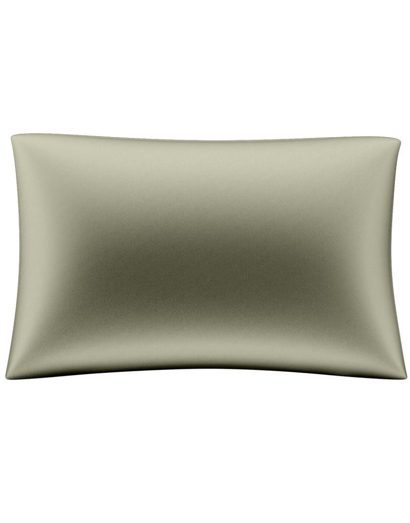 Наволочка з 100% шовку Mulberry оливкова MLD_pillowcase_6, фото 1 - в интернет магазине KAPSULA