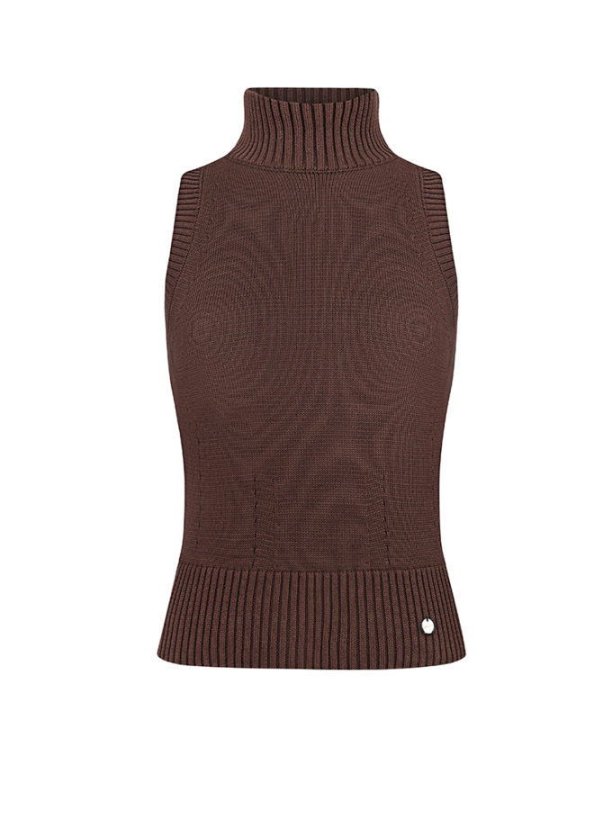 Топ трикотажний CHLT_Vevey_Top_ Chocolate, фото 1 - в интернет магазине KAPSULA