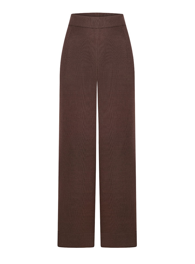 Брюки трикотажні CHLT_Vevey_Pants_ Chocolate, фото 1 - в интернет магазине KAPSULA