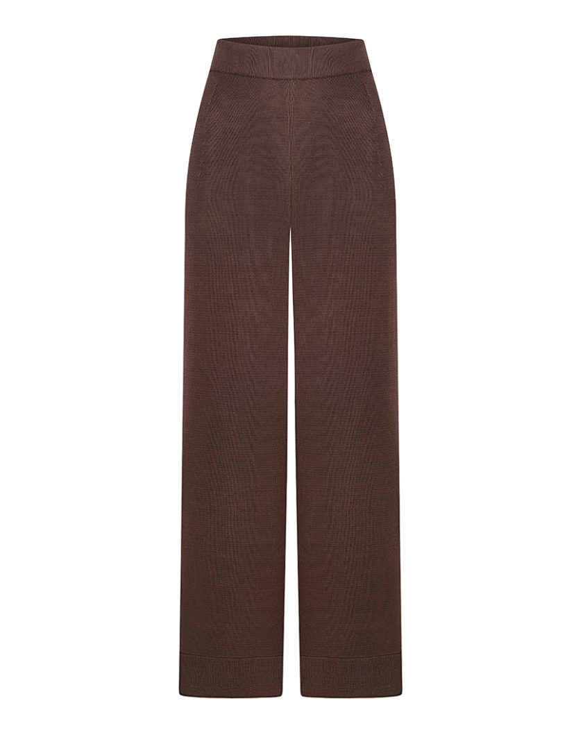 Брюки трикотажні CHLT_Vevey_Pants_ Chocolate, фото 1 - в интернет магазине KAPSULA