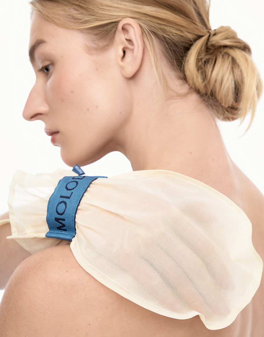 Рукавичка для пілінгу Raw Silk MLD_gloves, фото 1 - в интернет магазине KAPSULA