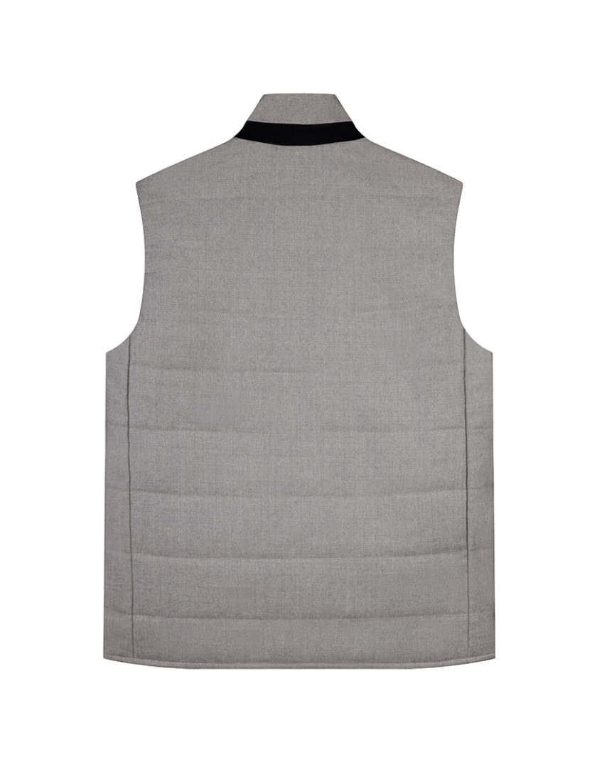 Жилет двосторонній з вовни та кашеміру CHLT_Bern_Gilet_jacket_ Black, фото 1 - в интернет магазине KAPSULA