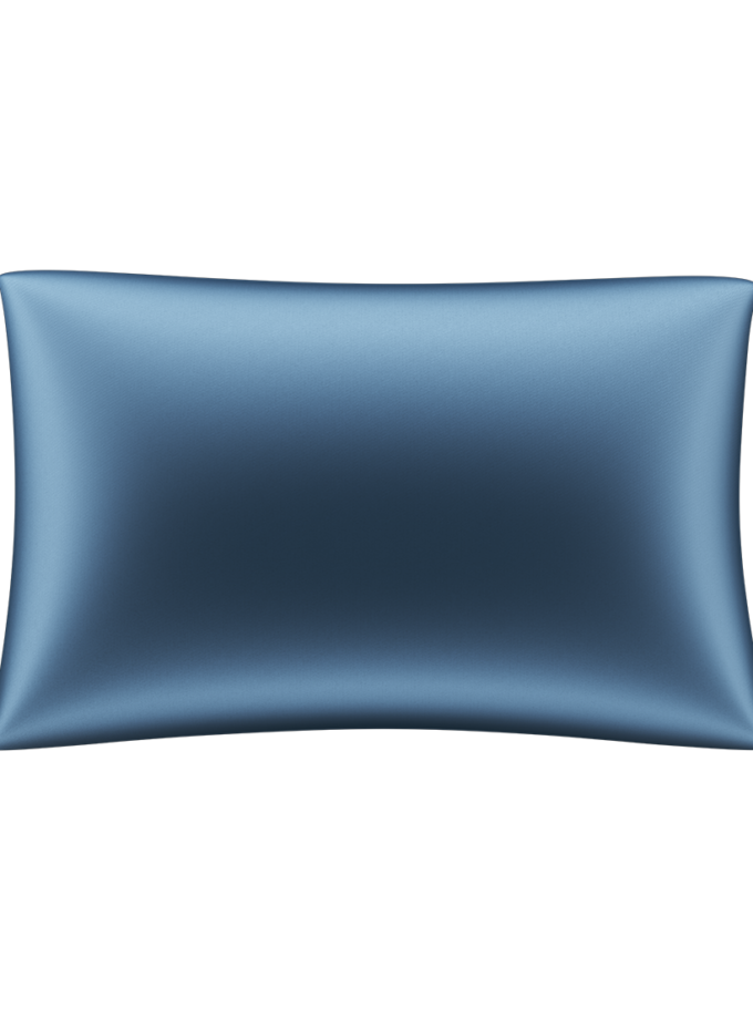 Наволочка з 100% шовку Mulberry блакитна MLD_pillowcase_1, фото 1 - в интернет магазине KAPSULA