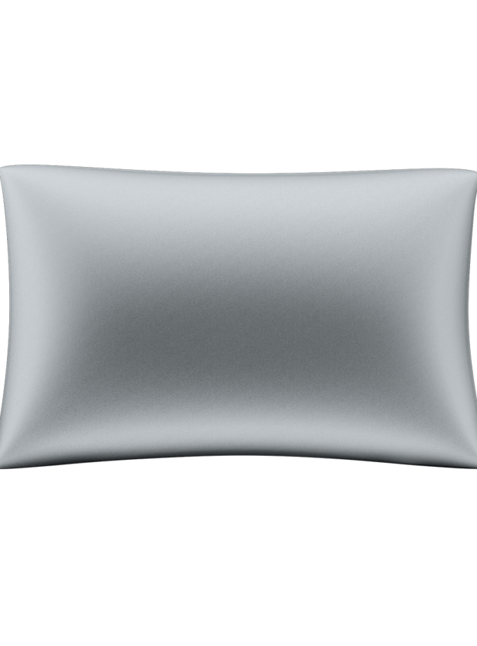 Наволочка з 100% шовку Mulberry сіра MLD_pillowcase_5, фото 1 - в интернет магазине KAPSULA