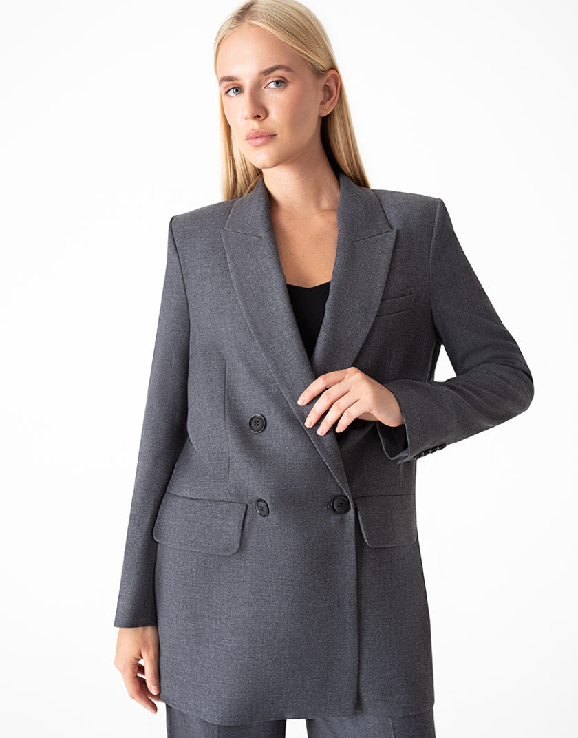 Oversize піджак сірий MGN_1810GR, фото 1 - в интернет магазине KAPSULA