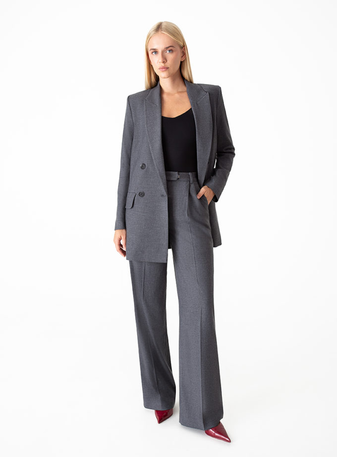 Oversize піджак сірий MGN_1810GR, фото 1 - в интернет магазине KAPSULA