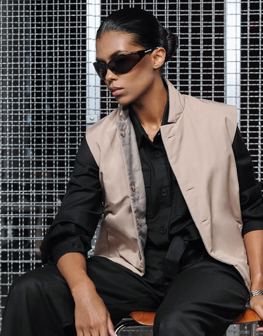 Жилет двосторонній з вовни та кашеміру CHLT_Bern_Gilet_jacket_ Black-1, фото 1 - в интернет магазине KAPSULA