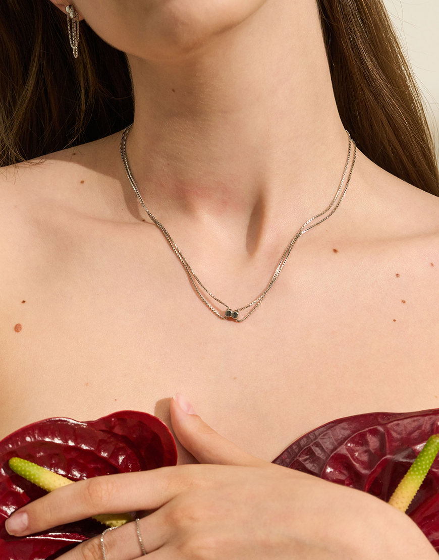 Кольє 11-в-1 Урбе зі срібла у покритті білим родієм ORX_necklace_urbe_wr, фото 1 Кольє 11-в-1 Урбе зі срібла у покритті білим родієм ORX_necklace_urbe_wr, фото 1 - в интернет магазине KAPSULA