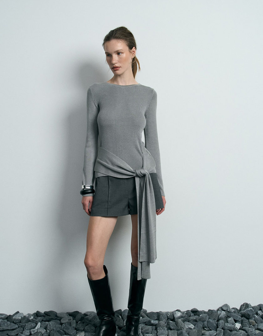 Лонгслів Essence stone gray SVR_JR-1331_gr, фото 1 - в интернет магазине KAPSULA