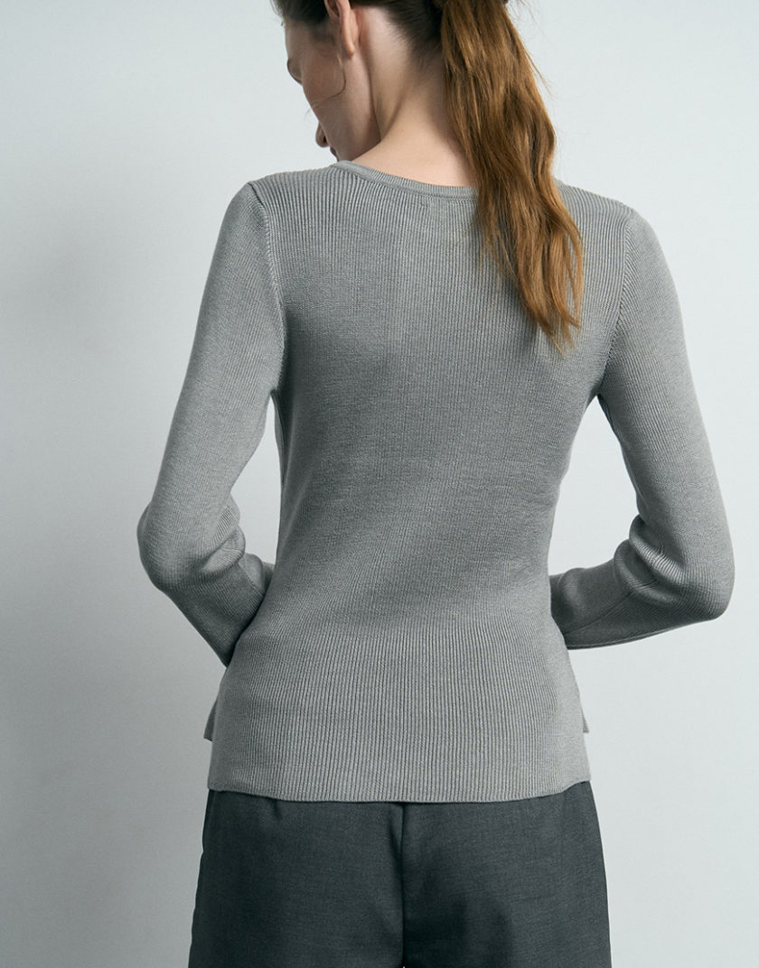 Лонгслів Essence stone gray SVR_JR-1331_gr, фото 1 - в интернет магазине KAPSULA