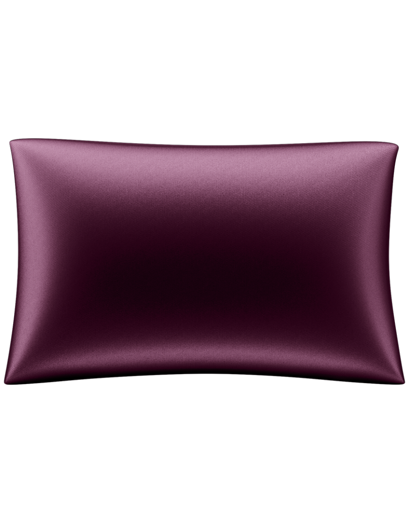 Наволочка з 100% шовку Mulberry сливова MLD_pillowcase_8, фото 1 - в интернет магазине KAPSULA