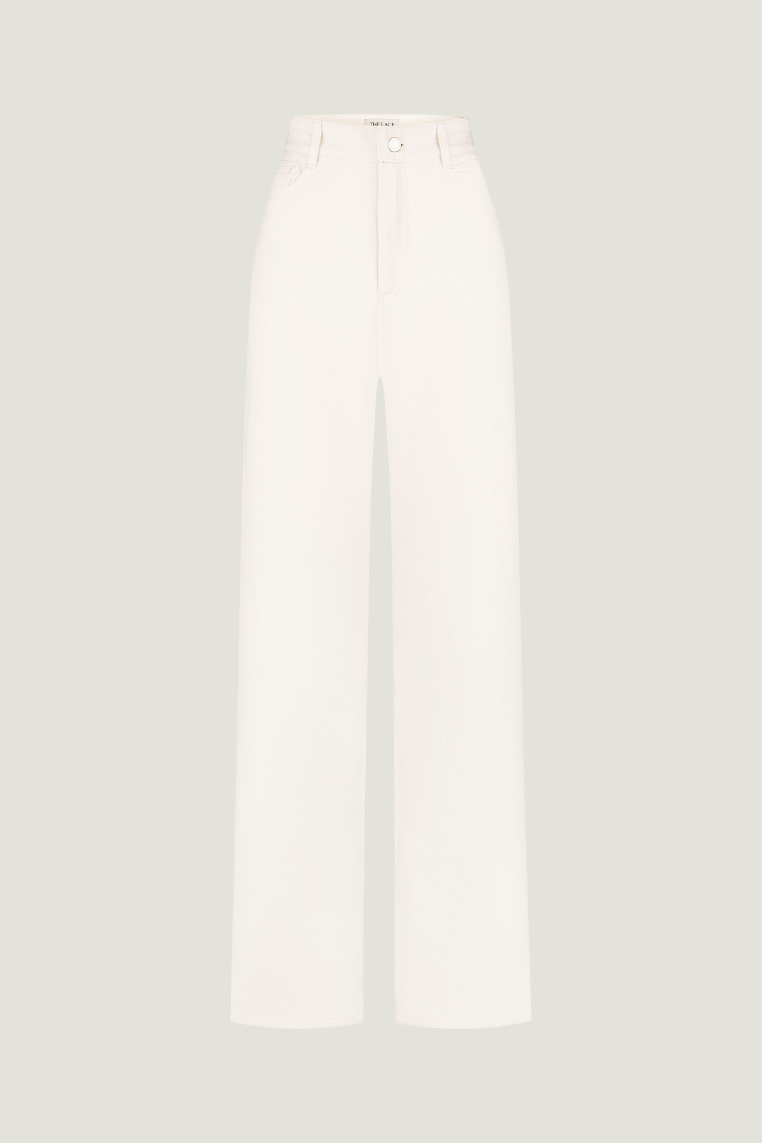 Джинси прямого крою на високій посадці кремові TLA_00002435, фото 1 Джинси прямого крою на високій посадці кремові TLA_00002435, фото 1 - в интернет магазине KAPSULA