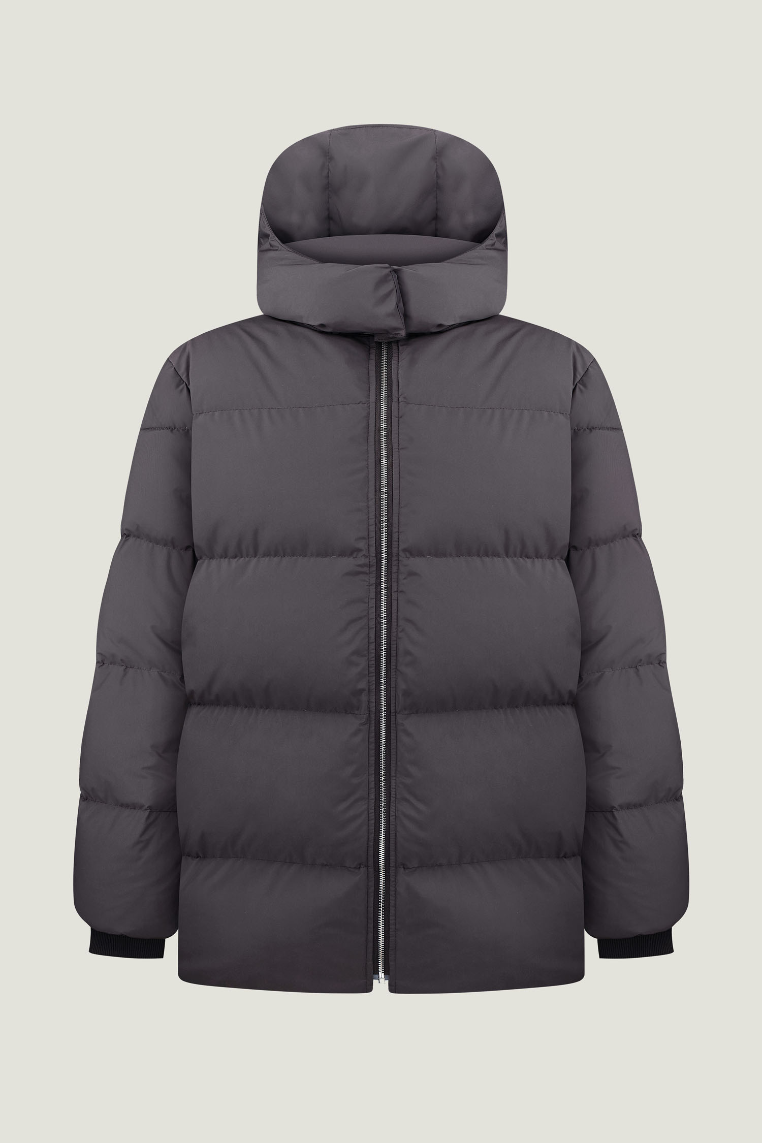 Куртка вільного крою з натуральним пухом капучино TLA_00002592, фото 1 Куртка вільного крою з натуральним пухом капучино TLA_00002592, фото 1 - в интернет магазине KAPSULA