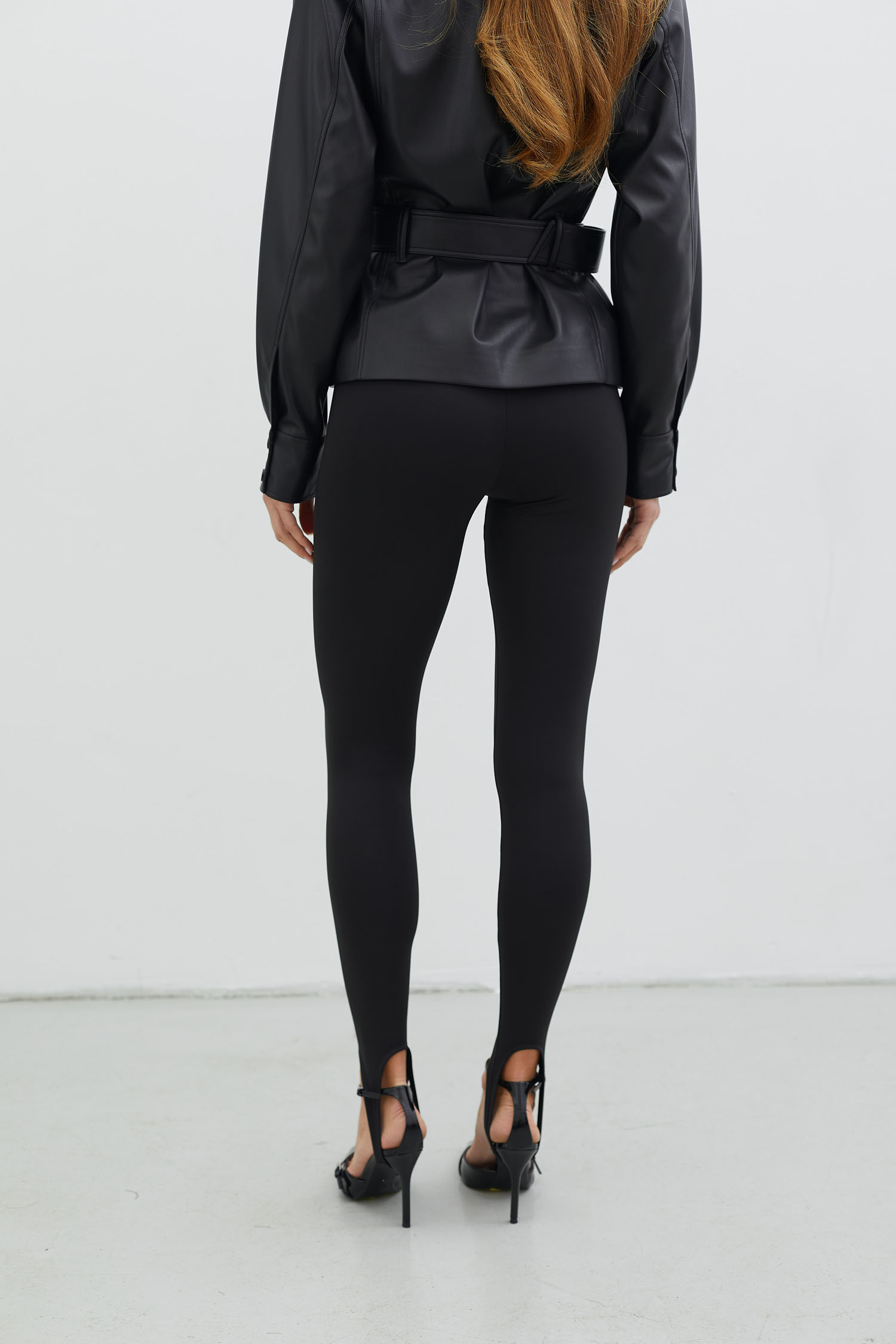 Легінси зі штрипками з біфлексу чорні TLA_00002854, фото 1 Легінси зі штрипками з біфлексу чорні TLA_00002854, фото 1 - в интернет магазине KAPSULA