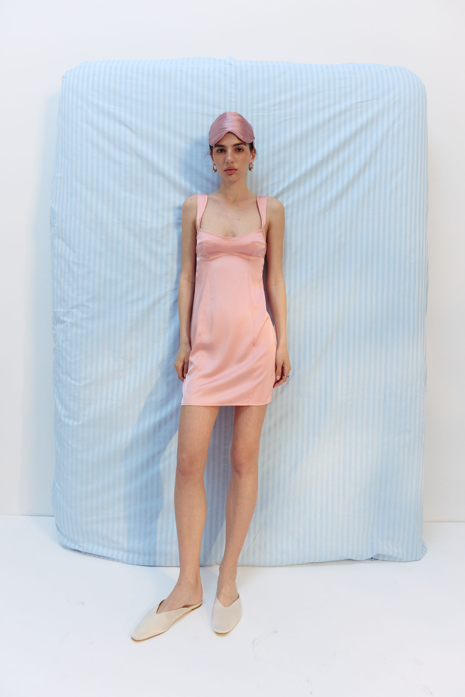 Сукня міні приталена з сатину рожева TLA_00003148, фото 1 Сукня міні приталена з сатину рожева TLA_00003148, фото 1 - в интернет магазине KAPSULA