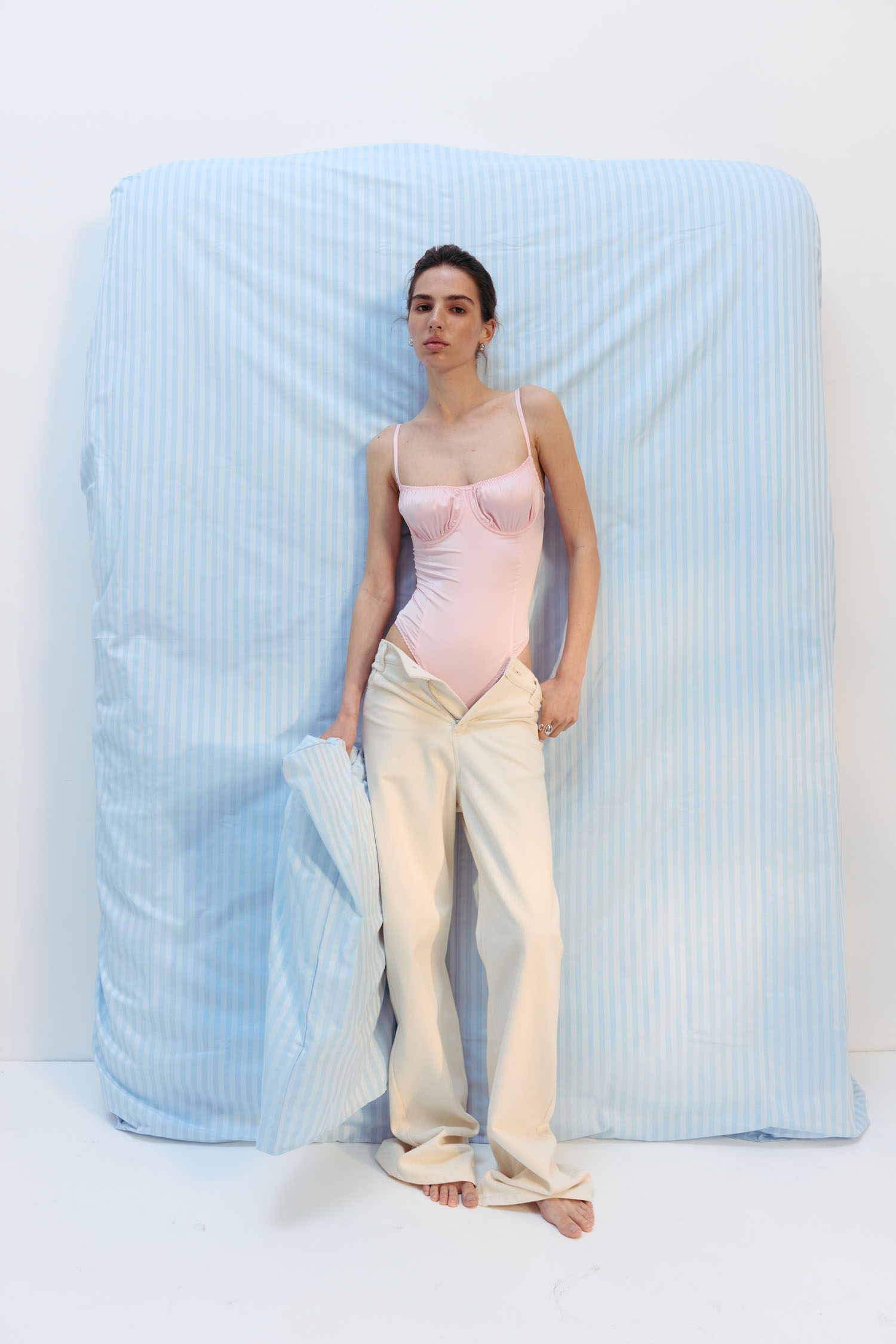 Боді з сатину рожеве TLA_00003149, фото 1 Боді з сатину рожеве TLA_00003149, фото 1 - в интернет магазине KAPSULA