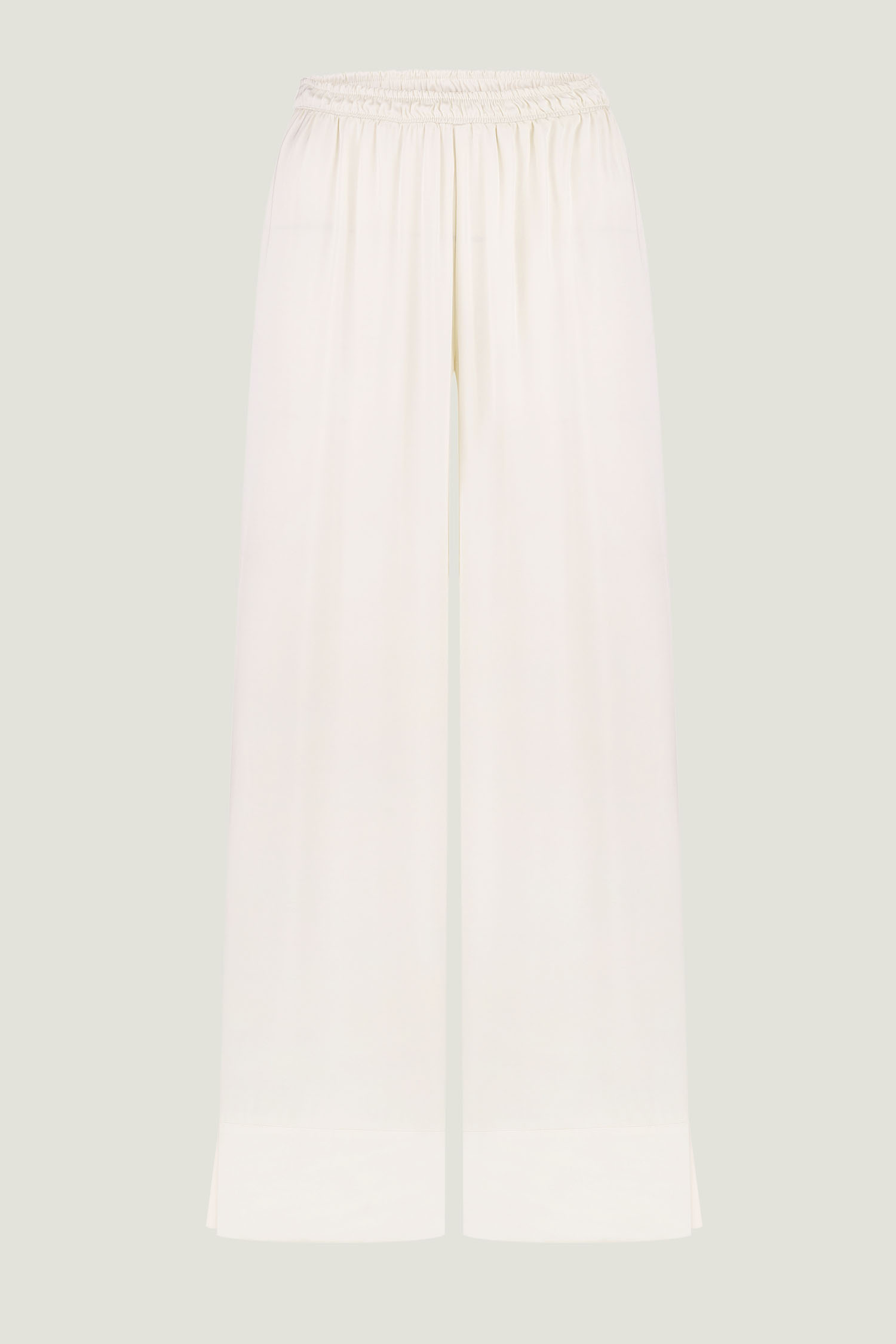 00003237-8 Брюки з сатину на гумці молочні THE LACE (TLA_00003237) - фото 8