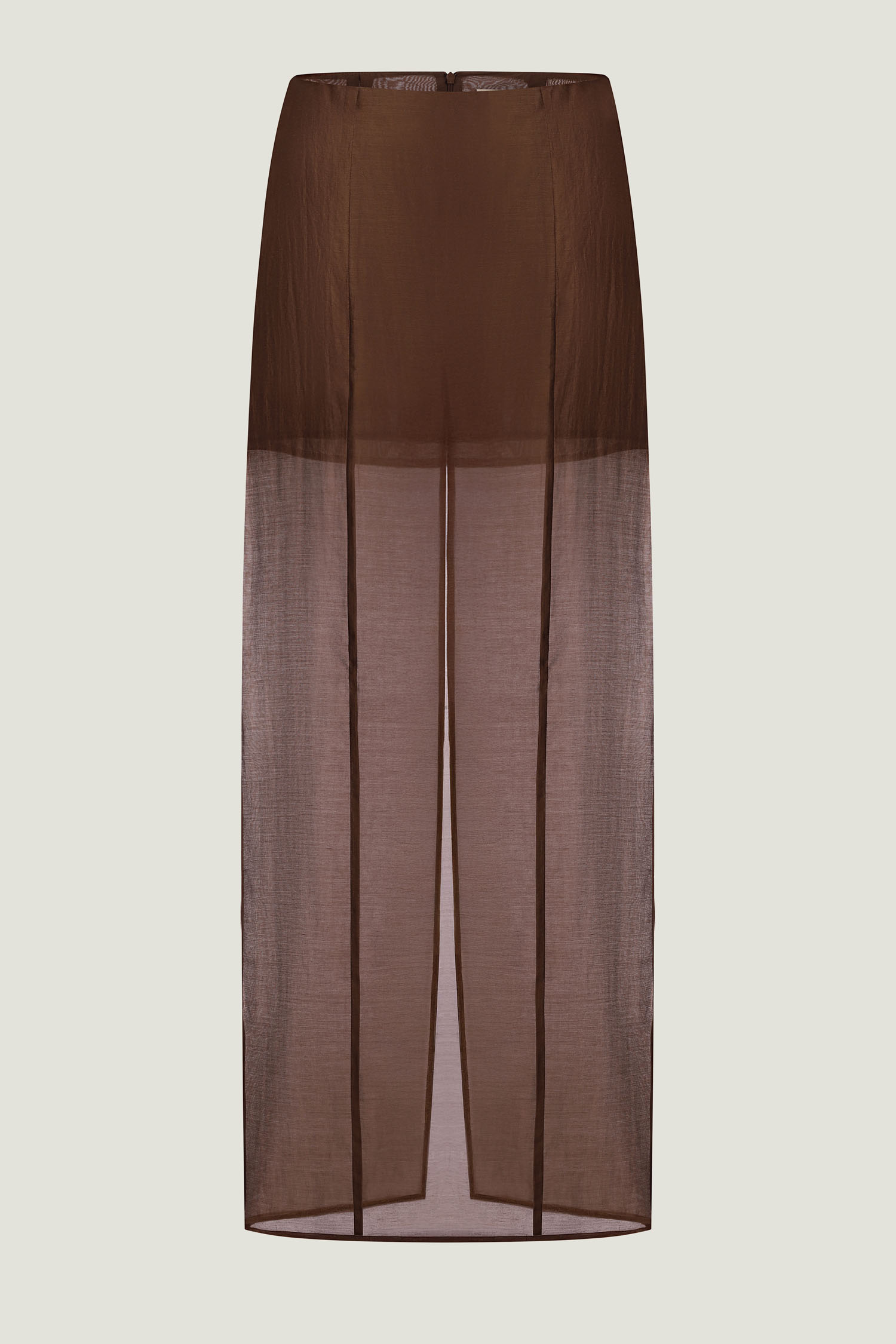 Спідниця максі напівпрозора з тенселу шоколадна TLA_00003315, фото 1 Спідниця максі напівпрозора з тенселу шоколадна TLA_00003315, фото 1 - в интернет магазине KAPSULA