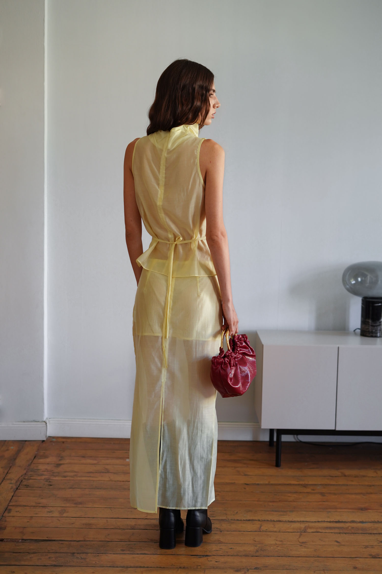 Спідниця максі напівпрозора з тенселу лимонна TLA_00003317, фото 1 Спідниця максі напівпрозора з тенселу лимонна TLA_00003317, фото 1 - в интернет магазине KAPSULA