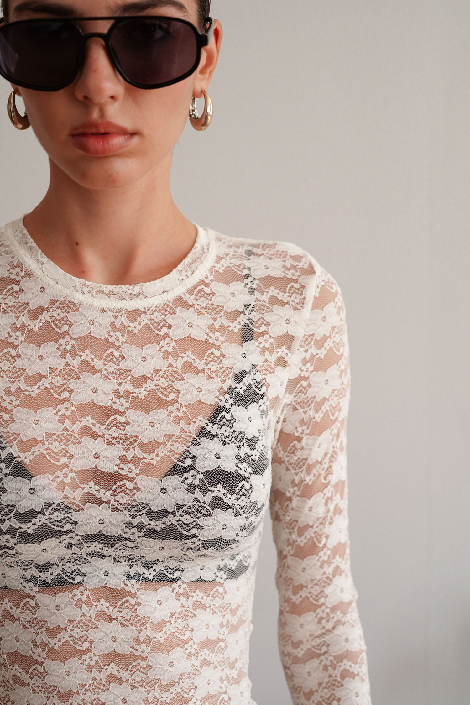 Боді з гіпюру молочне TLA_00003341, фото 1 Боді з гіпюру молочне TLA_00003341, фото 1 - в интернет магазине KAPSULA