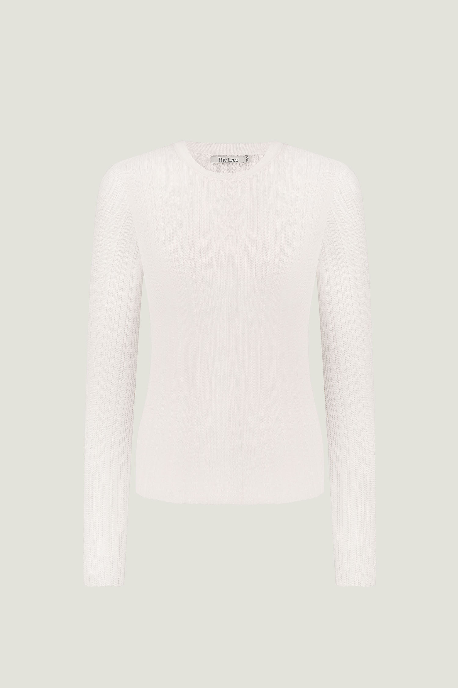 Джемпер напівпрозорий фактурний молочний TLA_00003342, фото 1 Джемпер напівпрозорий фактурний молочний TLA_00003342, фото 1 - в интернет магазине KAPSULA