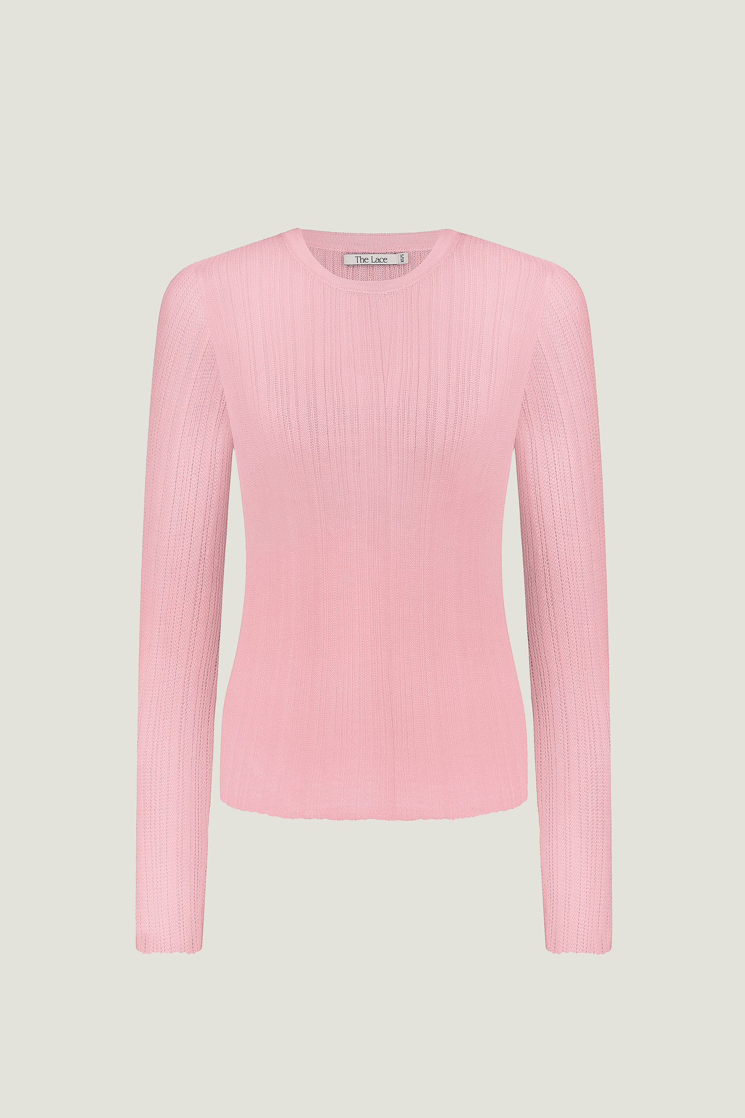 00003344-8 Джемпер напівпрозорий фактурний рожевий THE LACE (TLA_00003344) - фото 8