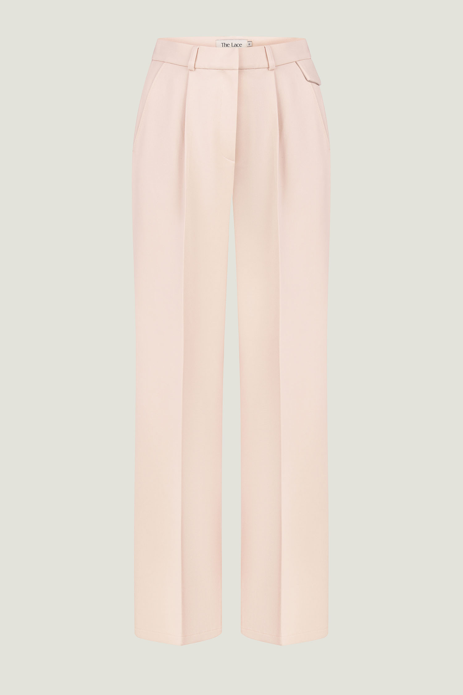 Брюки палаццо з декоративним клапаном кремові Modena TLA_00003354, фото 1 Брюки палаццо з декоративним клапаном кремові Modena TLA_00003354, фото 1 - в интернет магазине KAPSULA