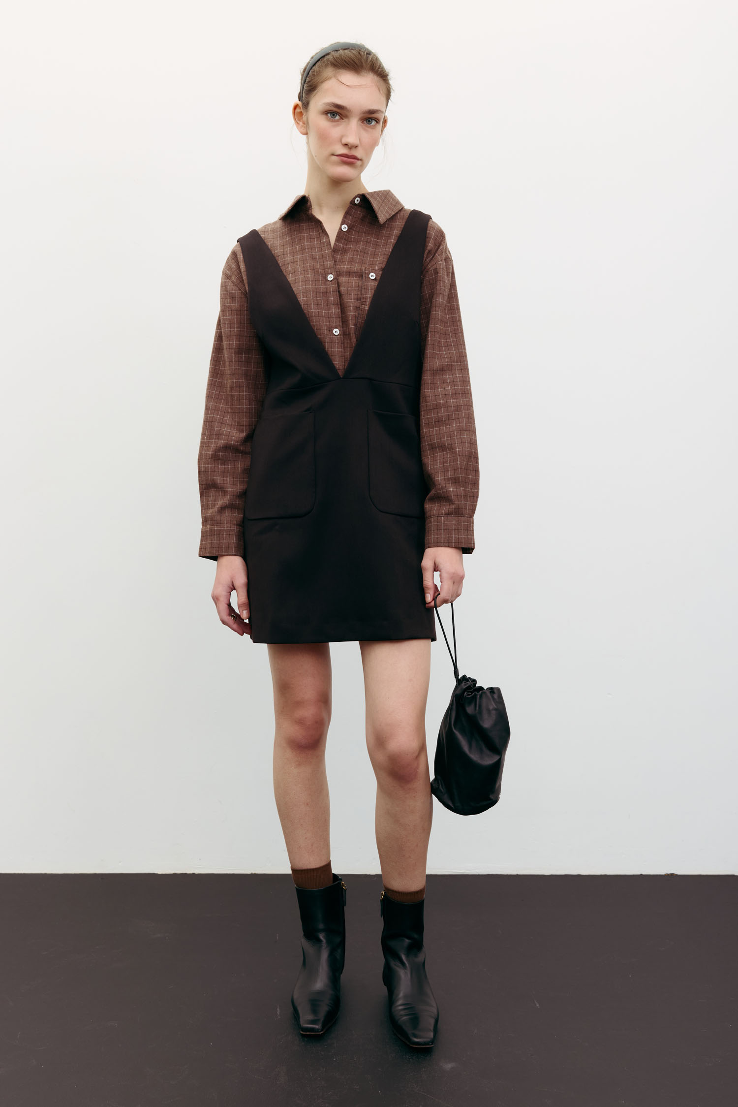 Сарафан міні шоколадний Modena TLA_00003391, фото 1 Сарафан міні шоколадний Modena TLA_00003391, фото 1 - в интернет магазине KAPSULA