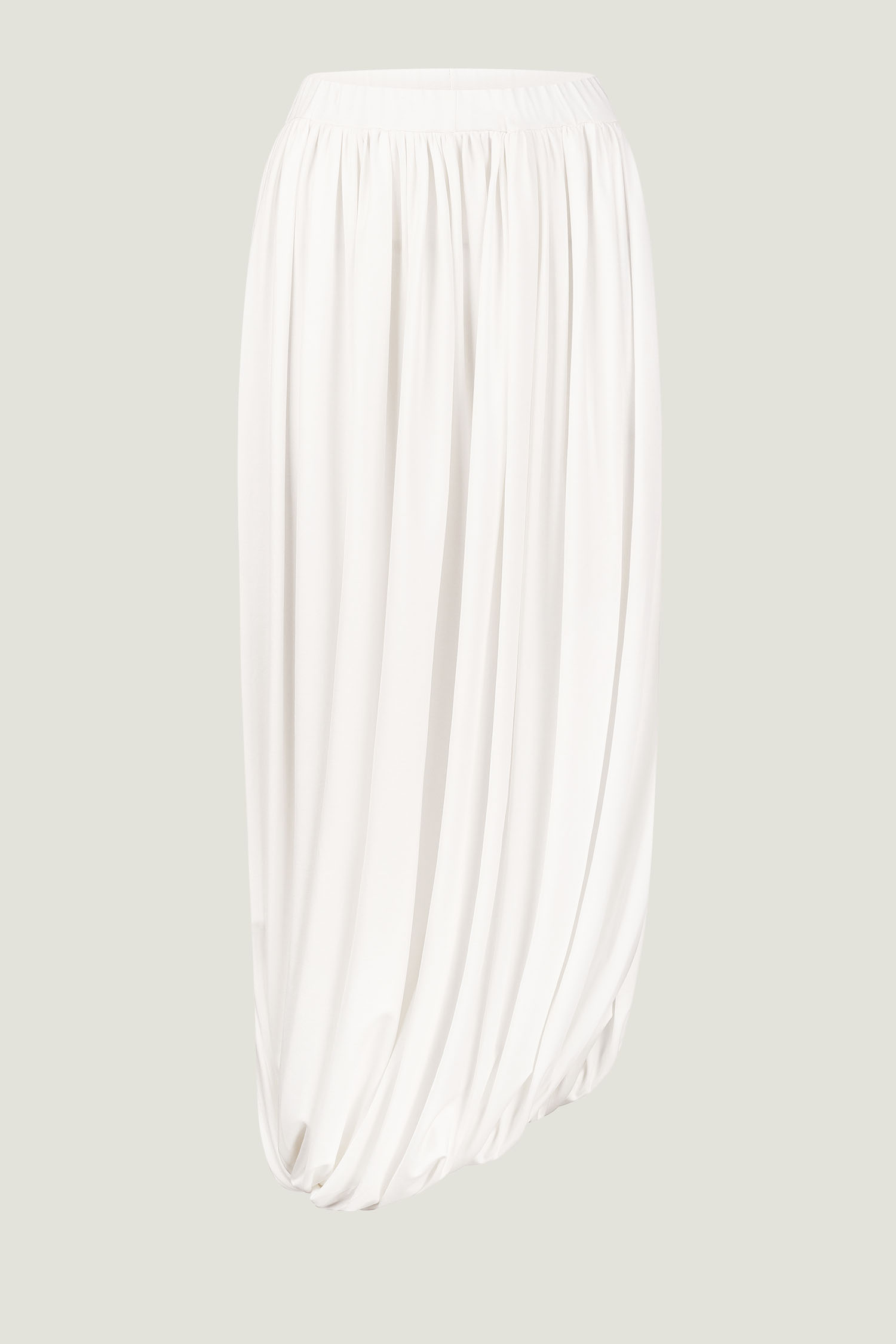 Трикотажна спідниця міді зі складами молочна TLA_00003396, фото 1 Трикотажна спідниця міді зі складами молочна TLA_00003396, фото 1 - в интернет магазине KAPSULA