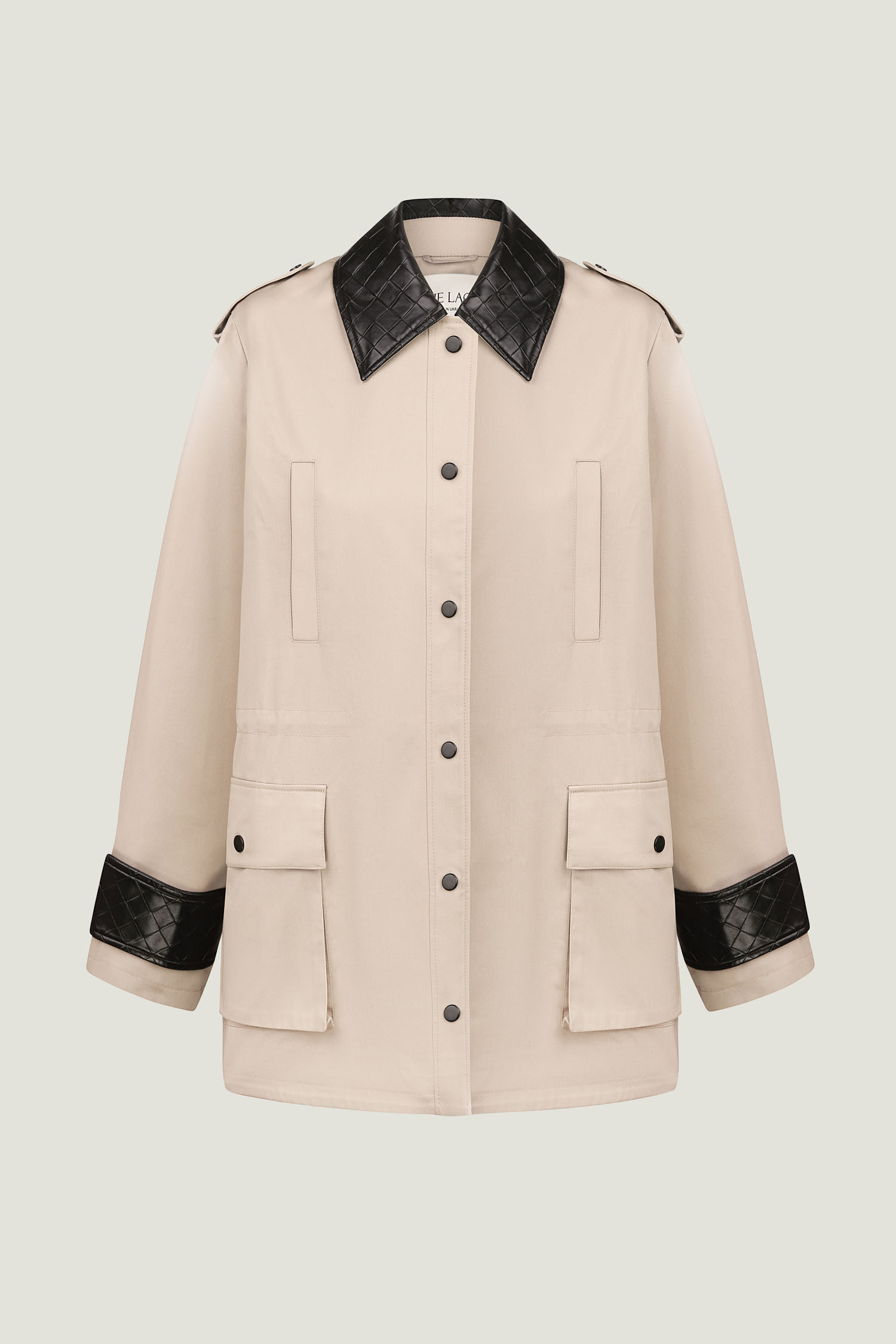 Куртка з декоративними вставками utility blazer бежева TLA_00003415, фото 1 Куртка з декоративними вставками utility blazer бежева TLA_00003415, фото 1 - в интернет магазине KAPSULA