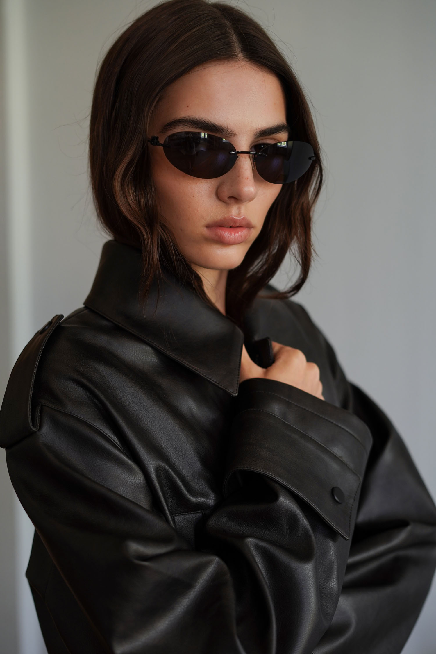 Куртка з еко-шкіри utility blazer чорна TLA_00003421, фото 1 Куртка з еко-шкіри utility blazer чорна TLA_00003421, фото 1 - в интернет магазине KAPSULA