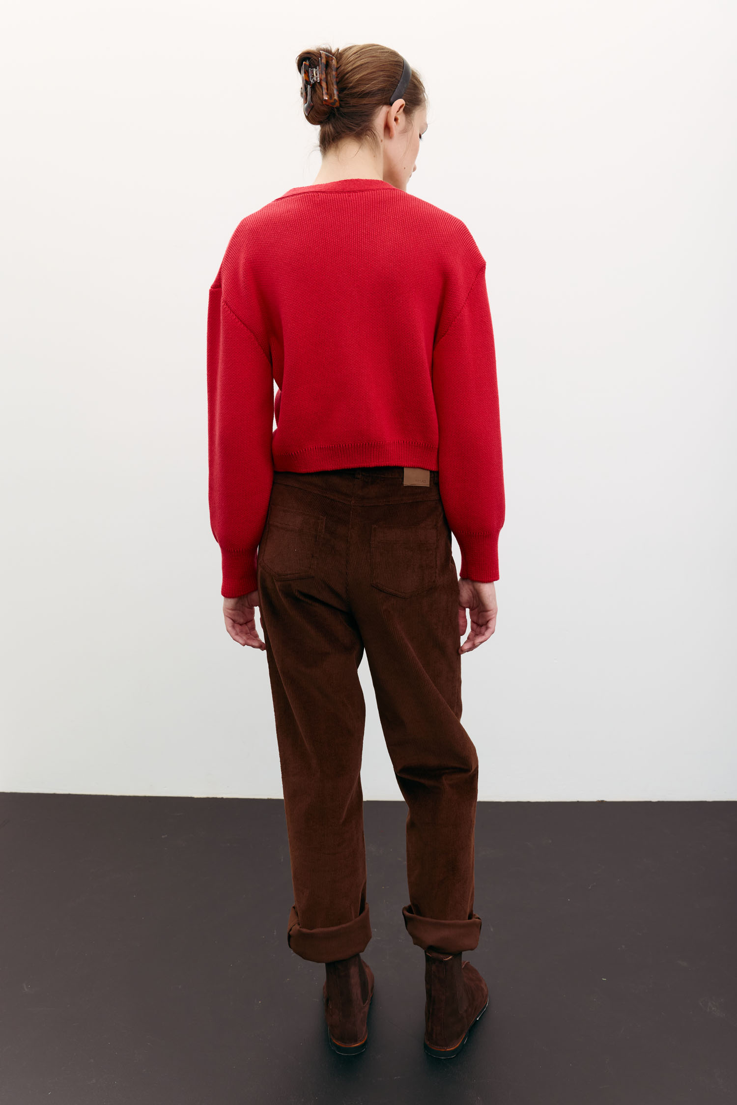 Кардиган трикотажний з кишенями червоний TLA_00003497, фото 1 Кардиган трикотажний з кишенями червоний TLA_00003497, фото 1 - в интернет магазине KAPSULA