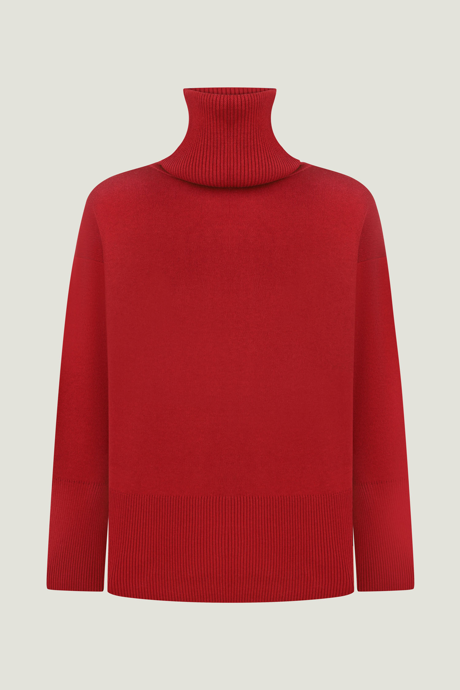 Трикотажний светр з об'ємною горловиною бордовий TLA_00003499, фото 1 Трикотажний светр з об'ємною горловиною бордовий TLA_00003499, фото 1 - в интернет магазине KAPSULA