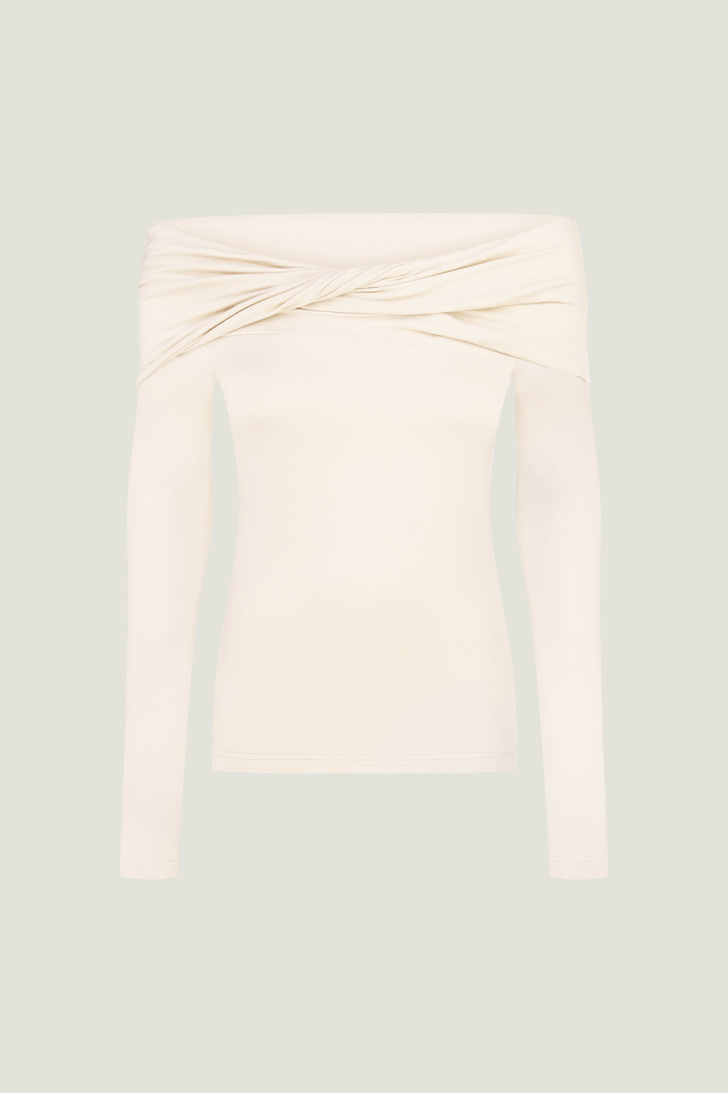 Лонгслів з відкритими плечима айворі TLA_00003504, фото 1 Лонгслів з відкритими плечима айворі TLA_00003504, фото 1 - в интернет магазине KAPSULA