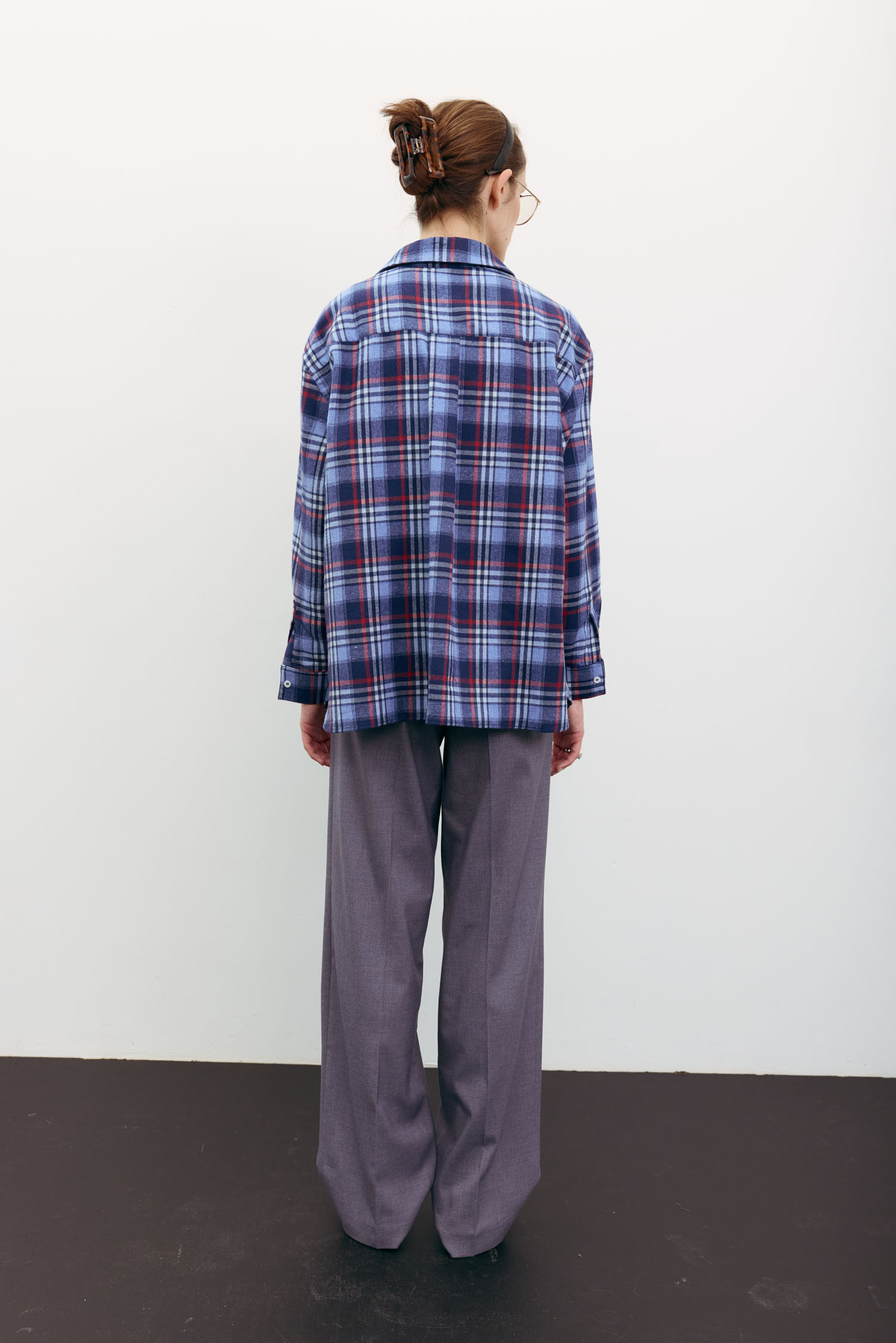 Сорочка в клітинку з декоративною кишенею синя TLA_00003518, фото 1 Сорочка в клітинку з декоративною кишенею синя TLA_00003518, фото 1 - в интернет магазине KAPSULA