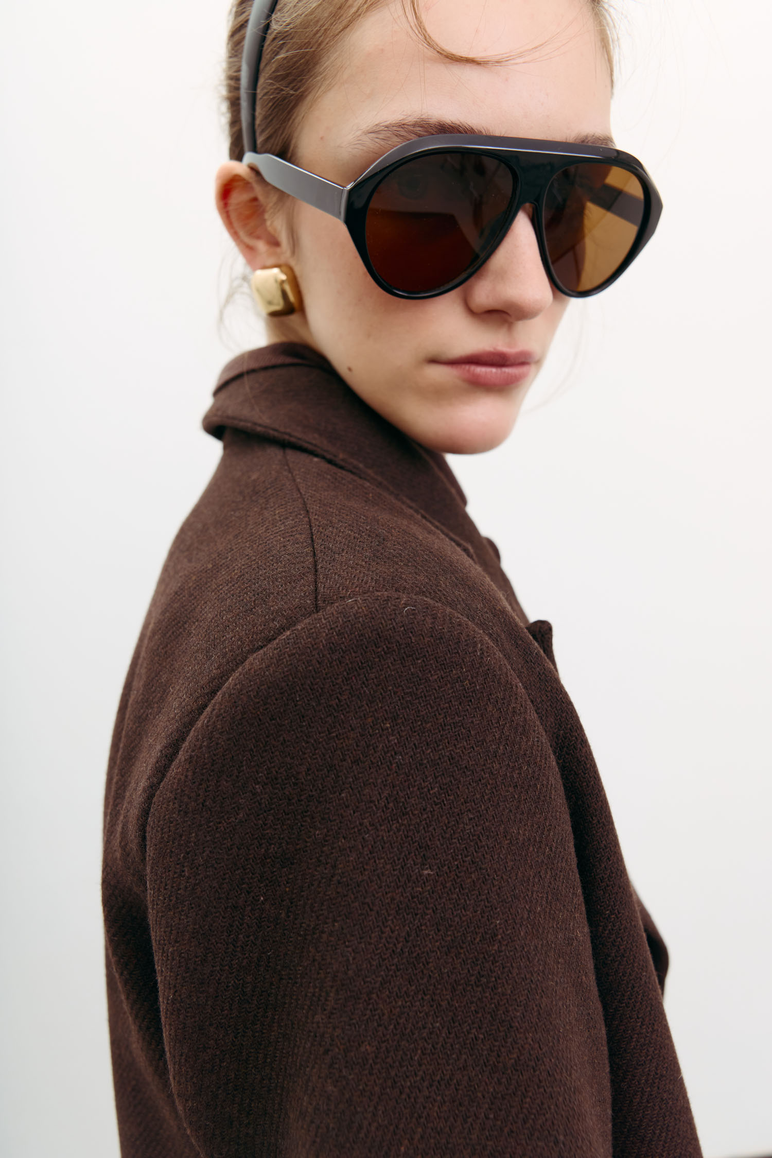 Пальто вовняне максі прямого крою шоколадне TLA_00003527, фото 1 Пальто вовняне максі прямого крою шоколадне TLA_00003527, фото 1 - в интернет магазине KAPSULA