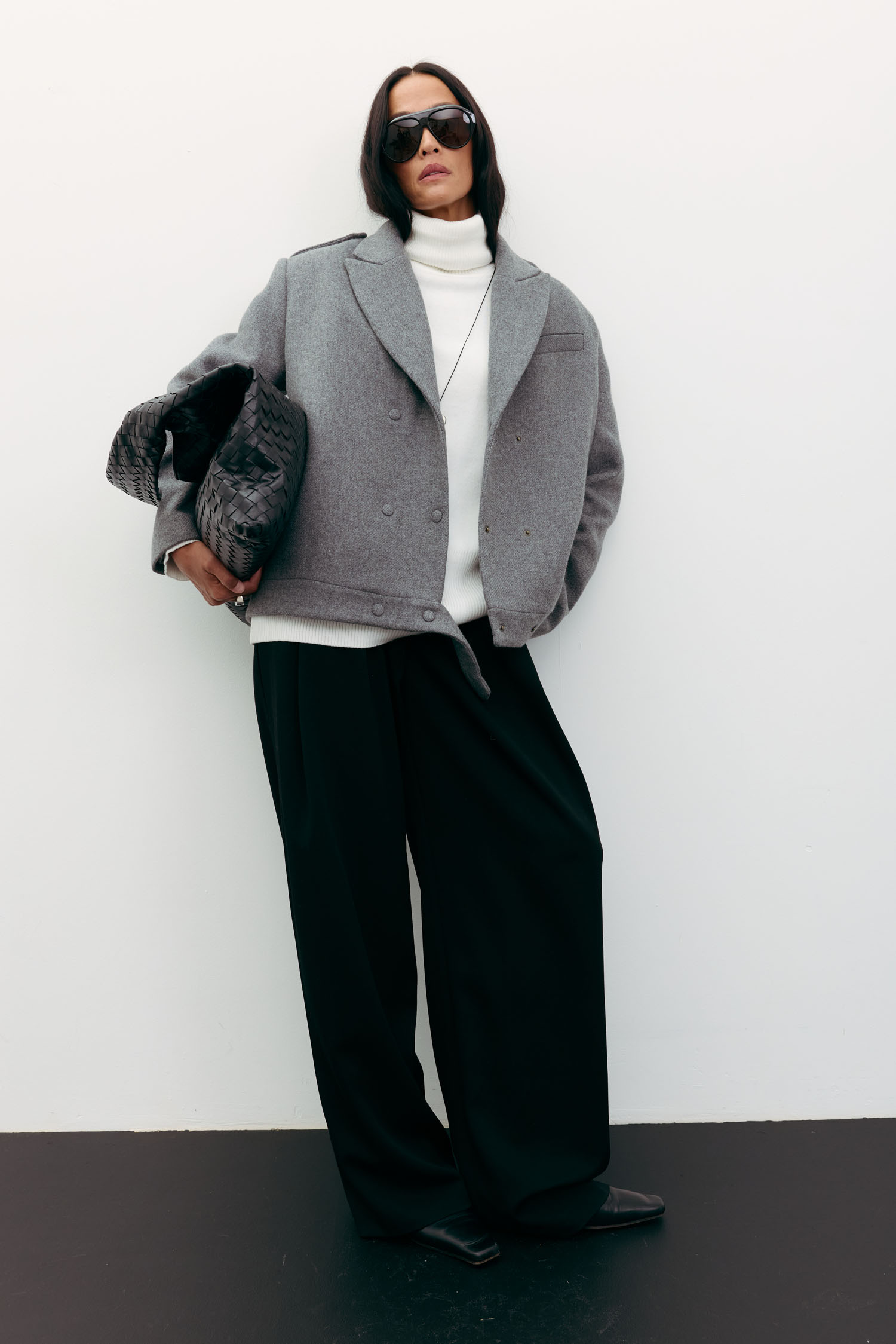 Пальто-жакет вовняне сіре TLA_00003543, фото 1 Пальто-жакет вовняне сіре TLA_00003543, фото 1 - в интернет магазине KAPSULA