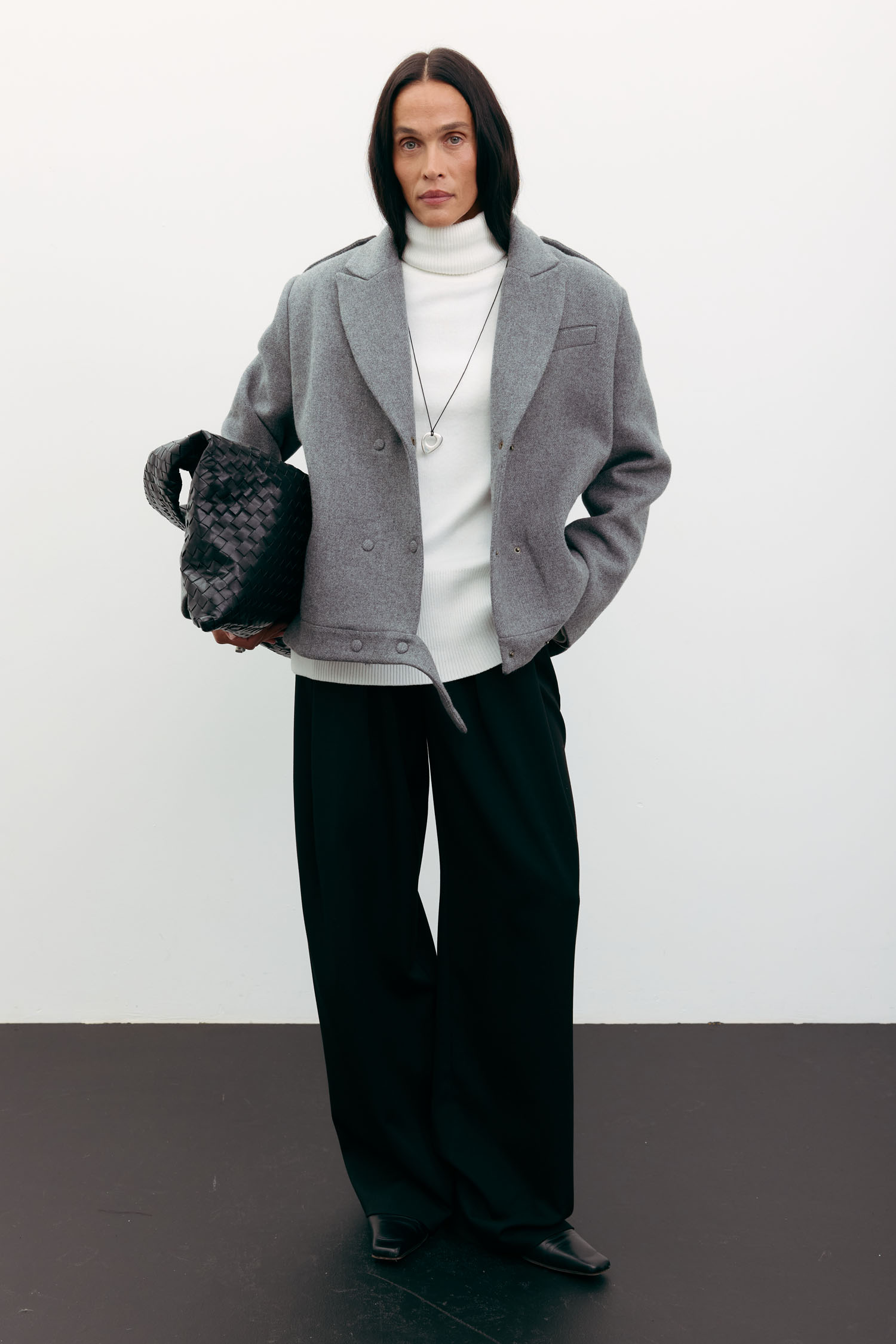 Пальто-жакет вовняне сіре TLA_00003543, фото 1 Пальто-жакет вовняне сіре TLA_00003543, фото 1 - в интернет магазине KAPSULA