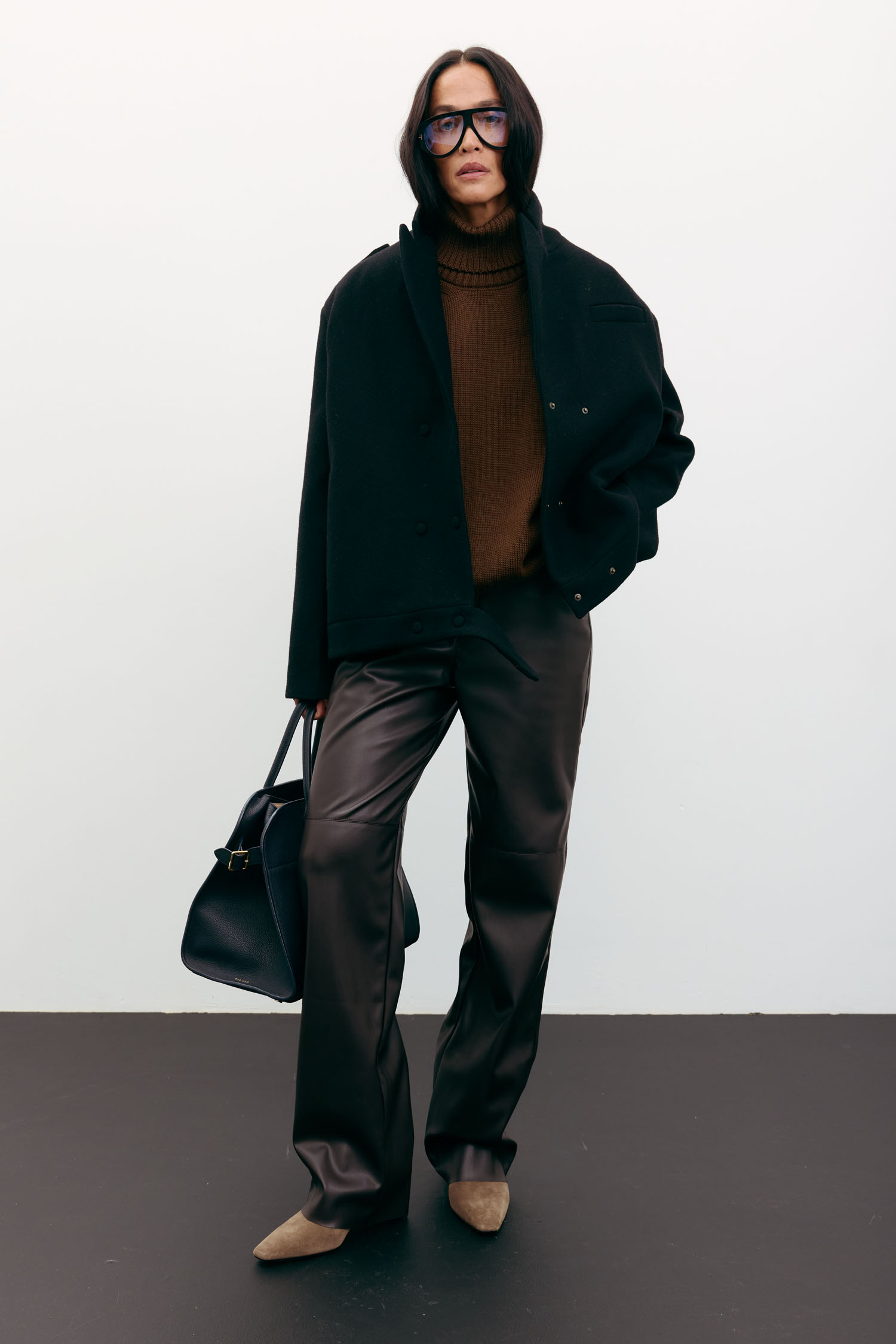 Пальто-жакет вовняне чорне TLA_00003544, фото 1 Пальто-жакет вовняне чорне TLA_00003544, фото 1 - в интернет магазине KAPSULA