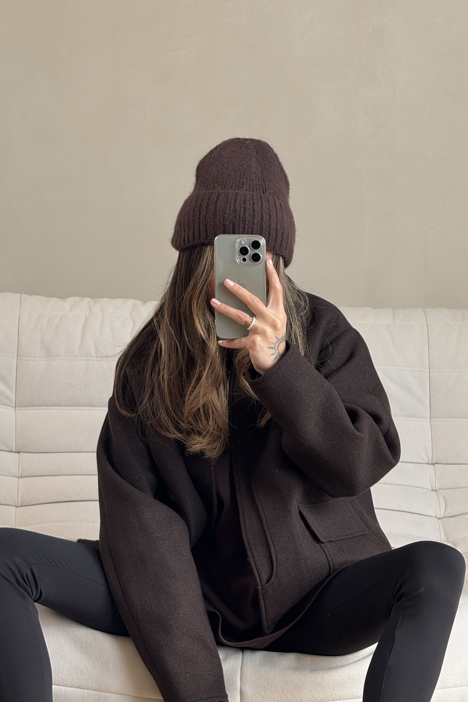 Шапка ангорова шоколадна TLA_00003551, фото 1 Шапка ангорова шоколадна TLA_00003551, фото 1 - в интернет магазине KAPSULA