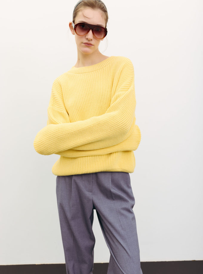 Светр оверсайз лимонний TLA_00003563, фото 1 Светр оверсайз лимонний TLA_00003563, фото 1 - в интернет магазине KAPSULA