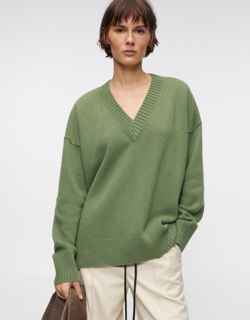 Светр Fall Fern Green IM_FLL/FRN/GRN/SWTR, фото 1 - в интернет магазине KAPSULA