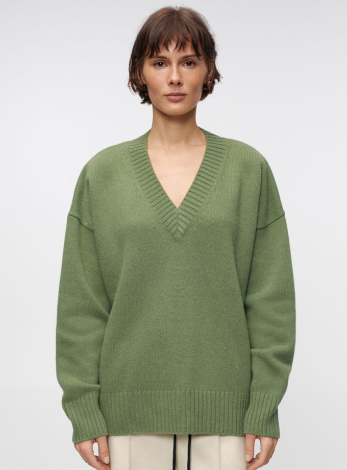 Светр Fall Fern Green IM_FLL/FRN/GRN/SWTR, фото 1 - в интернет магазине KAPSULA